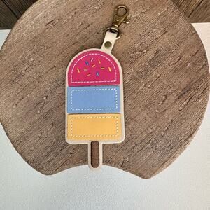 PORTLAND Leather POPCICLE Purse Charm Margot FAST SHIP PLG KEYCHAIN